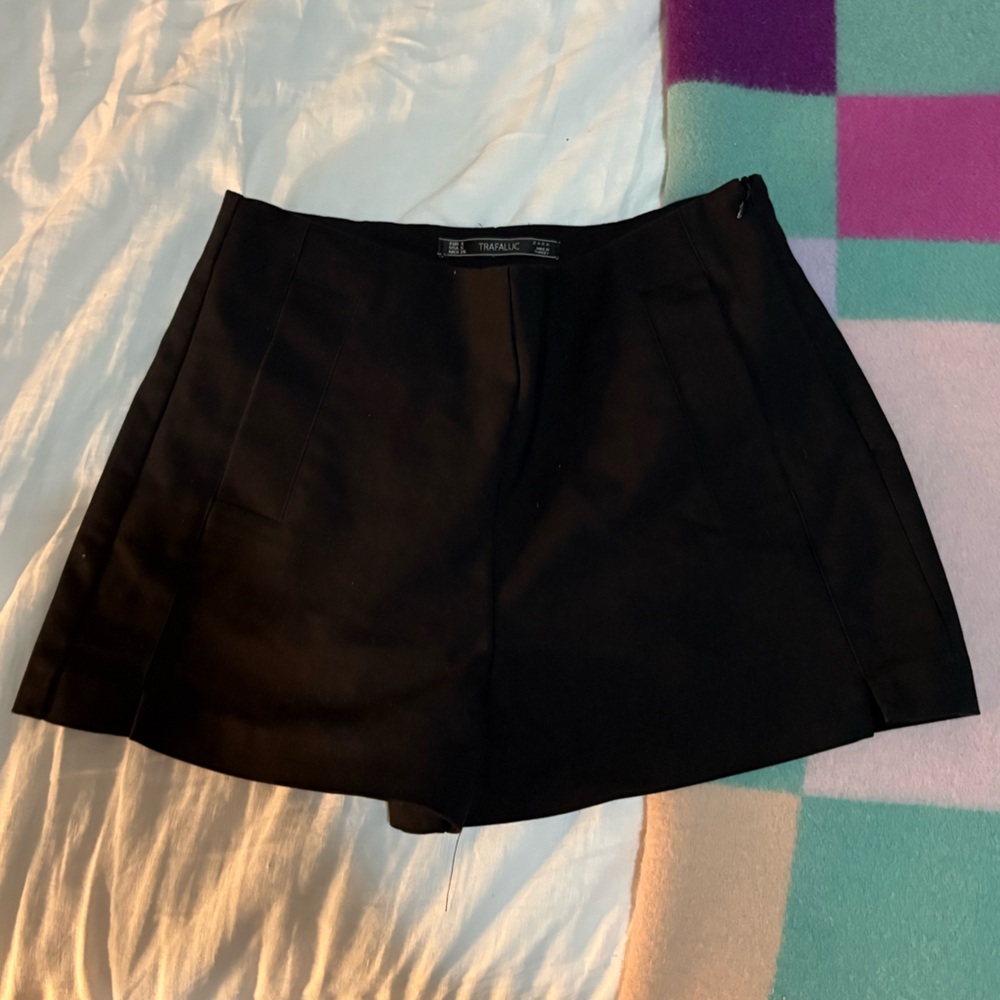 Zara High Waist Black Shorts